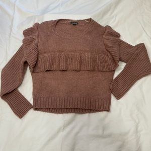 Wild & fable Target crop sweater mauve size xs new